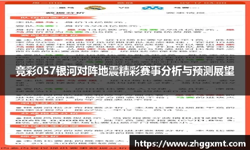 金年会竞彩057银河对阵地震精彩赛事分析与预测展望